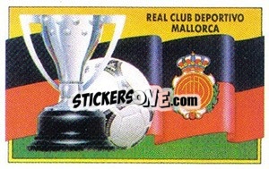 Cromo Escudo y bandera - Liga Spagnola 1990-1991
 - Colecciones ESTE