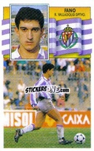 Cromo Fano - Liga Spagnola 1990-1991
 - Colecciones ESTE