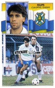 Sticker Felipe - Liga Spagnola 1990-1991
 - Colecciones ESTE