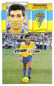 Sticker Fernández - Liga Spagnola 1990-1991
 - Colecciones ESTE