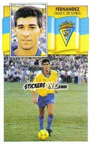 Sticker Fernández - Liga Spagnola 1990-1991
 n. 84 - Colecciones ESTE