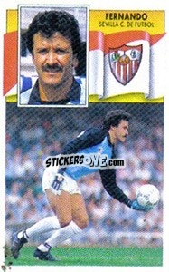 Cromo Fernando - Liga Spagnola 1990-1991
 - Colecciones ESTE