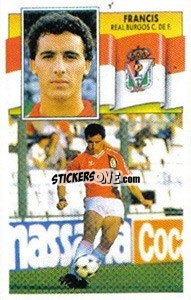 Sticker Francis - Liga Spagnola 1990-1991
 - Colecciones ESTE