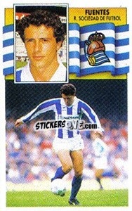 Cromo Fuentes - Liga Spagnola 1990-1991
 - Colecciones ESTE