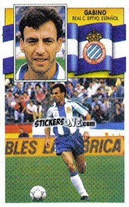Sticker Gabino - Liga Spagnola 1990-1991
 - Colecciones ESTE