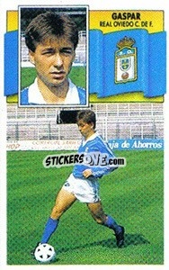 Sticker Gaspar - Liga Spagnola 1990-1991
 - Colecciones ESTE