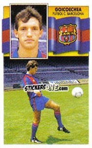 Cromo Goicoechea - Liga Spagnola 1990-1991
 - Colecciones ESTE