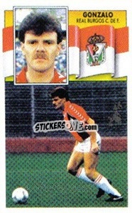 Sticker Gonzalo - Liga Spagnola 1990-1991
 - Colecciones ESTE