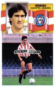 Cromo Herrero - Liga Spagnola 1990-1991
 - Colecciones ESTE