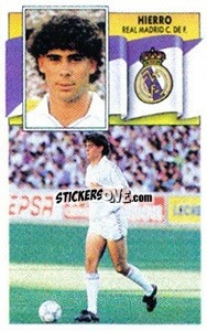 Sticker Hierro - Liga Spagnola 1990-1991
 n. 208 - Colecciones ESTE