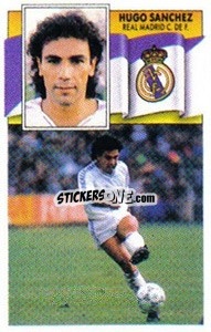 Sticker Hugo Sánchez - Liga Spagnola 1990-1991
 n. 221 - Colecciones ESTE