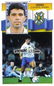 Sticker Isidro - Liga Spagnola 1990-1991
 - Colecciones ESTE