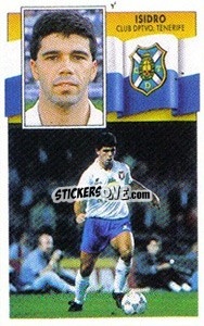 Sticker Isidro - Liga Spagnola 1990-1991
 n. 323 - Colecciones ESTE