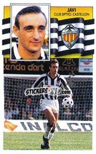 Cromo Javi - Liga Spagnola 1990-1991
 - Colecciones ESTE