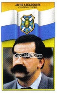 Cromo Javier Azkargorta (Entrenador) - Liga Spagnola 1990-1991
 - Colecciones ESTE