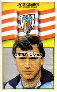 Sticker Javier Clemente (entrenador) - Liga Spagnola 1990-1991
 - Colecciones ESTE