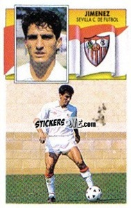 Sticker Jiménez - Liga Spagnola 1990-1991
 - Colecciones ESTE