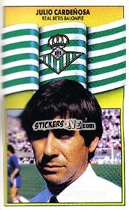 Cromo Julio Cardeñosa (Entrenador) - Liga Spagnola 1990-1991
 - Colecciones ESTE