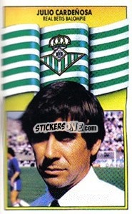Cromo Julio Cardeñosa (Entrenador) - Liga Spagnola 1990-1991
 n. 25 - Colecciones ESTE