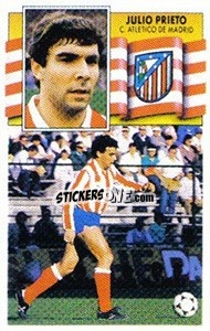 Sticker Julio Prieto - Liga Spagnola 1990-1991
 - Colecciones ESTE