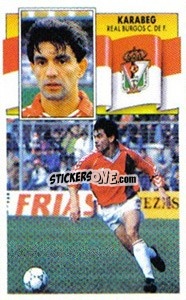 Cromo Karabeg - Liga Spagnola 1990-1991
 - Colecciones ESTE