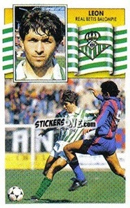 Sticker León - Liga Spagnola 1990-1991
 - Colecciones ESTE
