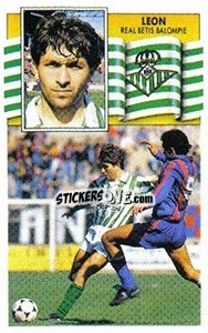 Sticker León - Liga Spagnola 1990-1991
 n. 30 - Colecciones ESTE