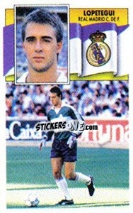 Sticker Lopetegui - Liga Spagnola 1990-1991
 n. 204 - Colecciones ESTE