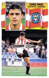 Cromo López Pérez - Liga Spagnola 1990-1991
 n. 165 - Colecciones ESTE