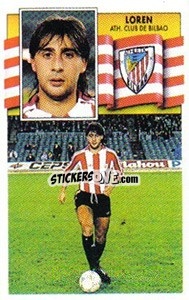 Cromo Loren - Liga Spagnola 1990-1991
 - Colecciones ESTE