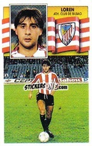 Sticker Loren - Liga Spagnola 1990-1991
 n. 58 - Colecciones ESTE
