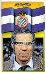 Sticker Luis Aragonés (Entrenador) - Liga Spagnola 1990-1991
 - Colecciones ESTE