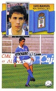 Sticker Luis Manuel - Liga Spagnola 1990-1991
 n. 267 - Colecciones ESTE