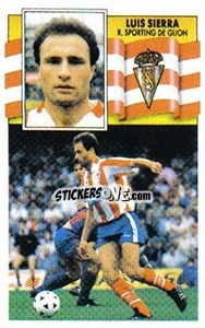 Sticker Luis Sierra - Liga Spagnola 1990-1991
 - Colecciones ESTE