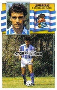 Cromo Lumbreras - Liga Spagnola 1990-1991
 - Colecciones ESTE