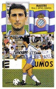 Figurina Maestre - Liga Spagnola 1990-1991
 - Colecciones ESTE