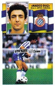 Figurina Magico Diaz (coloca) - Liga Spagnola 1990-1991
 - Colecciones ESTE