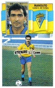 Cromo Manolito - Liga Spagnola 1990-1991
 - Colecciones ESTE