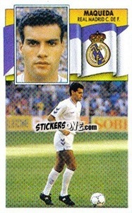 Cromo Maqueda (coloca) - Liga Spagnola 1990-1991
 - Colecciones ESTE