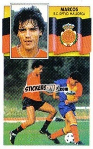 Sticker Marcos - Liga Spagnola 1990-1991
 - Colecciones ESTE