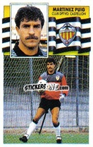 Sticker Martínez Puig - Liga Spagnola 1990-1991
 - Colecciones ESTE