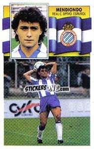 Sticker Mendiondo - Liga Spagnola 1990-1991
 - Colecciones ESTE