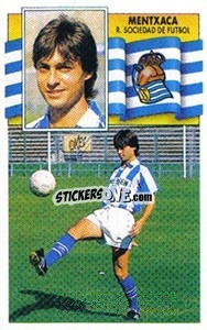 Sticker Mentxaca - Liga Spagnola 1990-1991
 - Colecciones ESTE