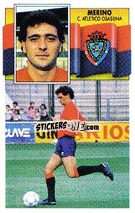 Cromo Merino - Liga Spagnola 1990-1991
 - Colecciones ESTE