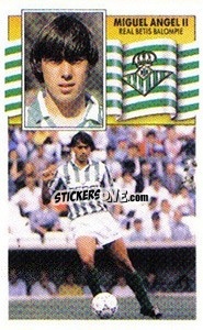 Sticker Miguel Ángel II - Liga Spagnola 1990-1991
 - Colecciones ESTE