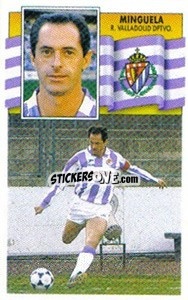 Cromo Minguela - Liga Spagnola 1990-1991
 - Colecciones ESTE