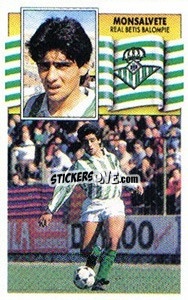 Sticker Monsalvete - Liga Spagnola 1990-1991
 - Colecciones ESTE