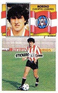 Sticker Moreno - Liga Spagnola 1990-1991
 n. 172 - Colecciones ESTE