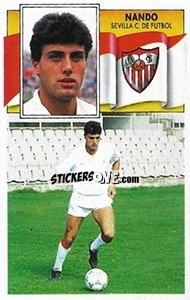 Sticker Nando - Liga Spagnola 1990-1991
 - Colecciones ESTE