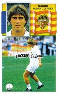 Sticker Nando - Liga Spagnola 1990-1991
 - Colecciones ESTE